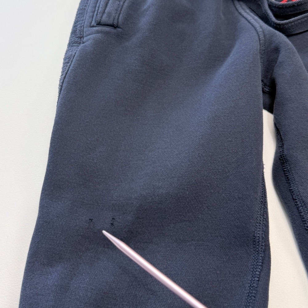 Abercrombie‎ & Fitch Jogger Pants Womens XS Navy Blue A&F NY Ski Embroidered - Picture 6 of 9